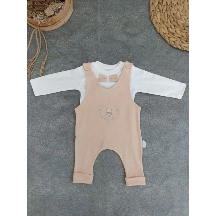 3-6 6-9 9-12 Ay Oyuncaklı Altınbaşak 5li Kız Erkek Bebek Takımı Buğday