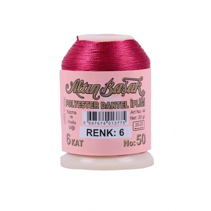 3 Adet Altınbaşak Oya ve Dantel İpi 20 gr - Biçomi - No: 006