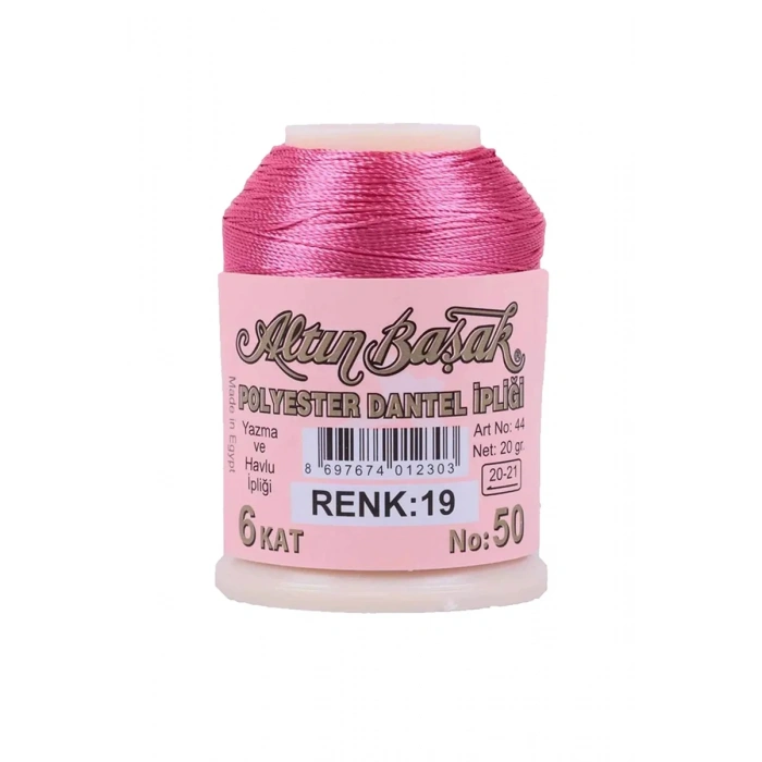 3 Adet Altınbaşak Oya ve Dantel İpi 20 gr - Biçomi - No: 019