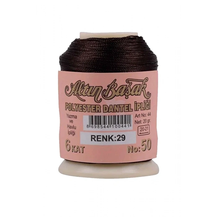 3 Adet Altınbaşak Oya ve Dantel İpi 20 gr - Biçomi - No: 029