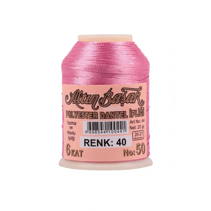 3 Adet Altınbaşak Oya ve Dantel İpi 20 gr - Biçomi - No: 040