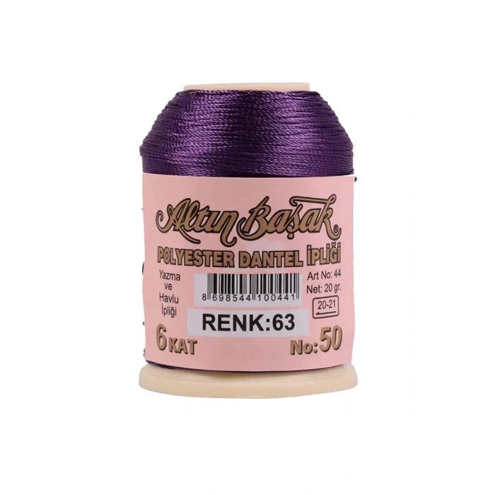 3 Adet Altınbaşak Oya ve Dantel İpi 20 gr - Biçomi - No: 063