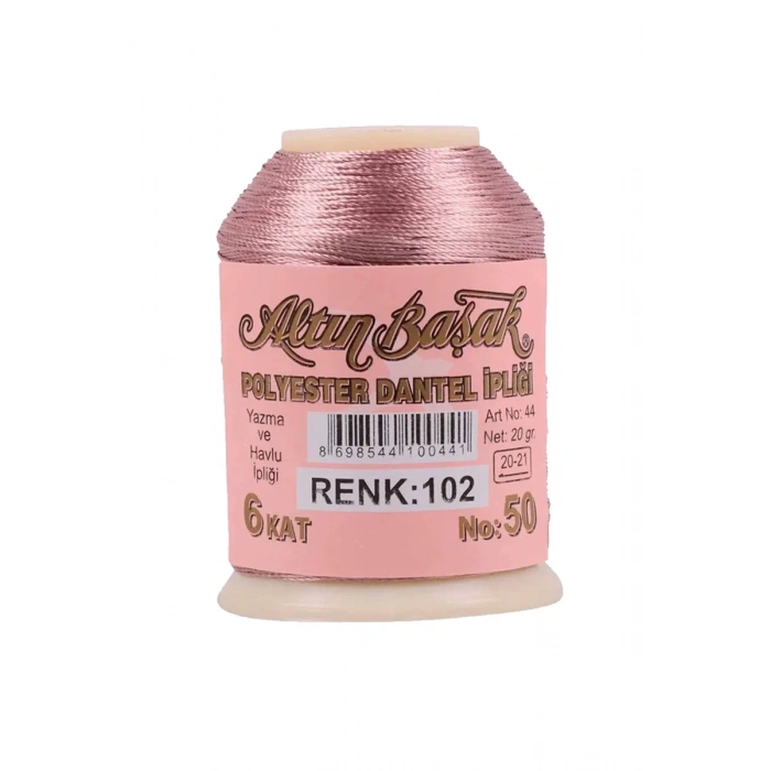 3 Adet Altınbaşak Oya ve Dantel İpi 20 gr - Biçomi - No: 102