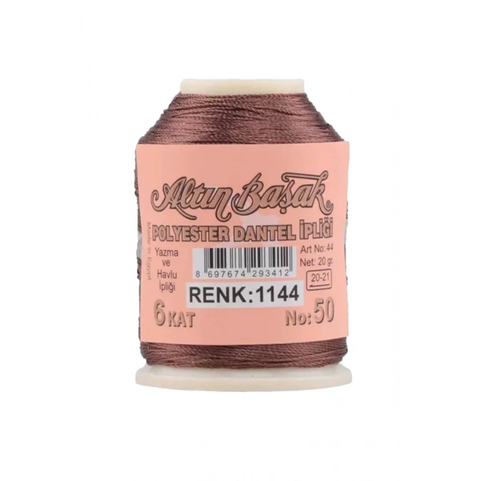 3 Adet Altınbaşak Oya ve Dantel İpi 20 gr - Biçomi - No: 1144