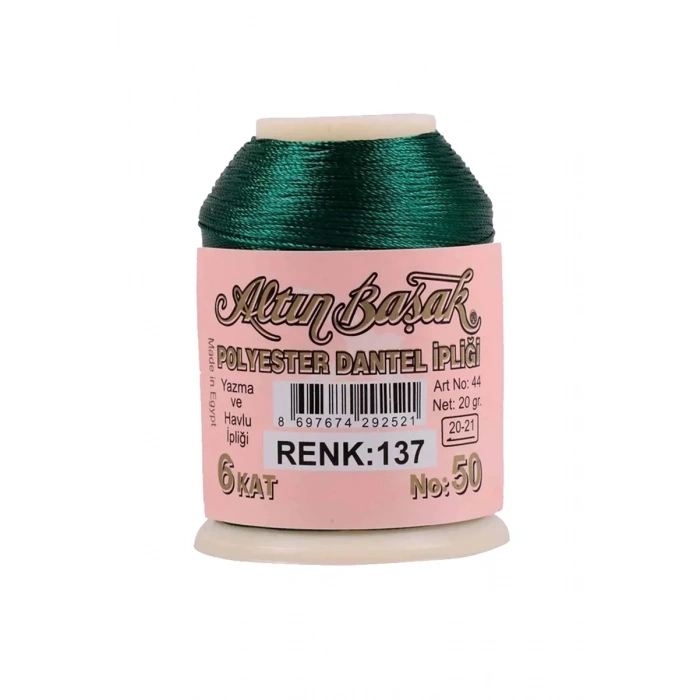 3 Adet Altınbaşak Oya ve Dantel İpi 20 gr - Biçomi - No: 137