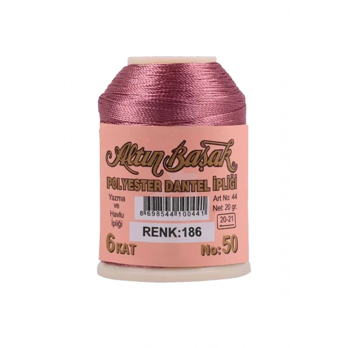 3 Adet Altınbaşak Oya ve Dantel İpi 20 gr - Biçomi - No: 186