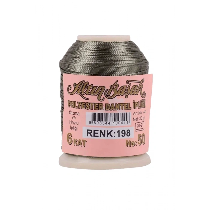 3 Adet Altınbaşak Oya ve Dantel İpi 20 gr - Biçomi - No: 198