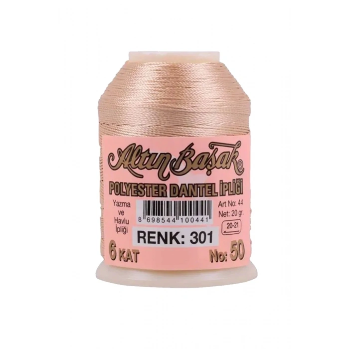 3 Adet Altınbaşak Oya ve Dantel İpi 20 gr - Biçomi - No: 301