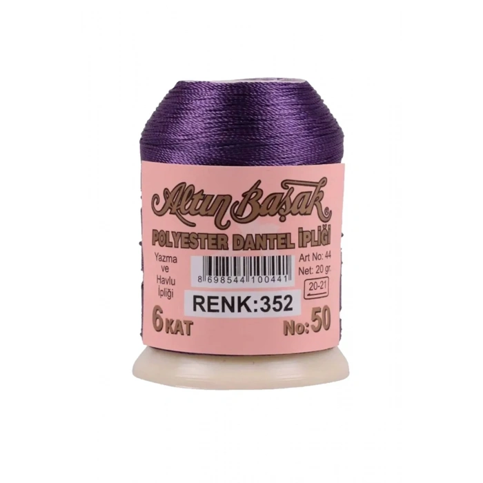 3 Adet Altınbaşak Oya ve Dantel İpi 20 gr - Biçomi - No: 352