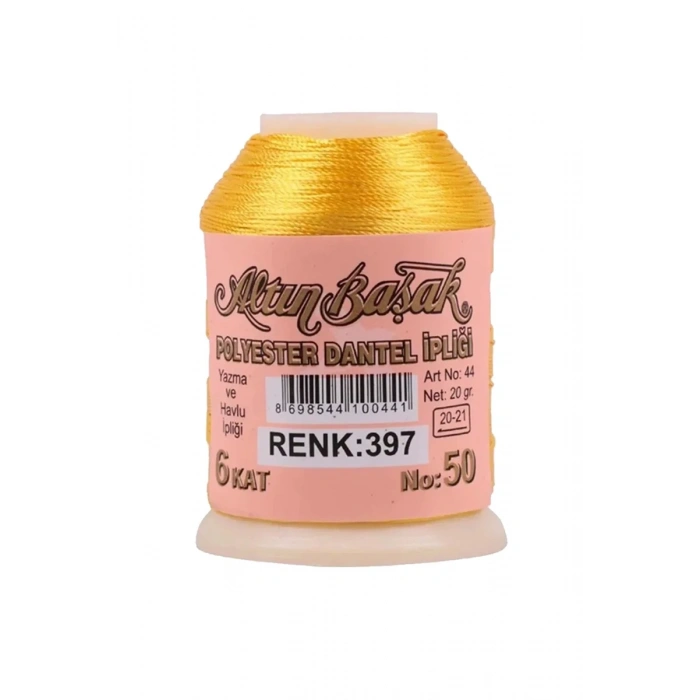3 Adet Altınbaşak Oya ve Dantel İpi 20 gr - Biçomi - No: 397