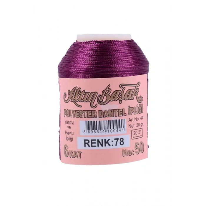 3 Adet Altınbaşak Oya ve Dantel İpi 20 gr - Biçomi - No: 426 - 078 - 434
