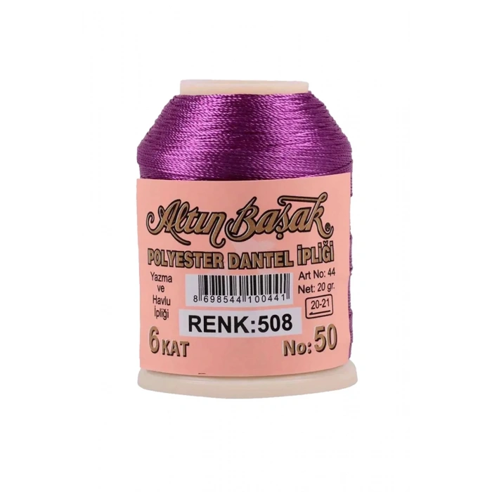 3 Adet Altınbaşak Oya ve Dantel İpi 20 gr - Biçomi - No: 508