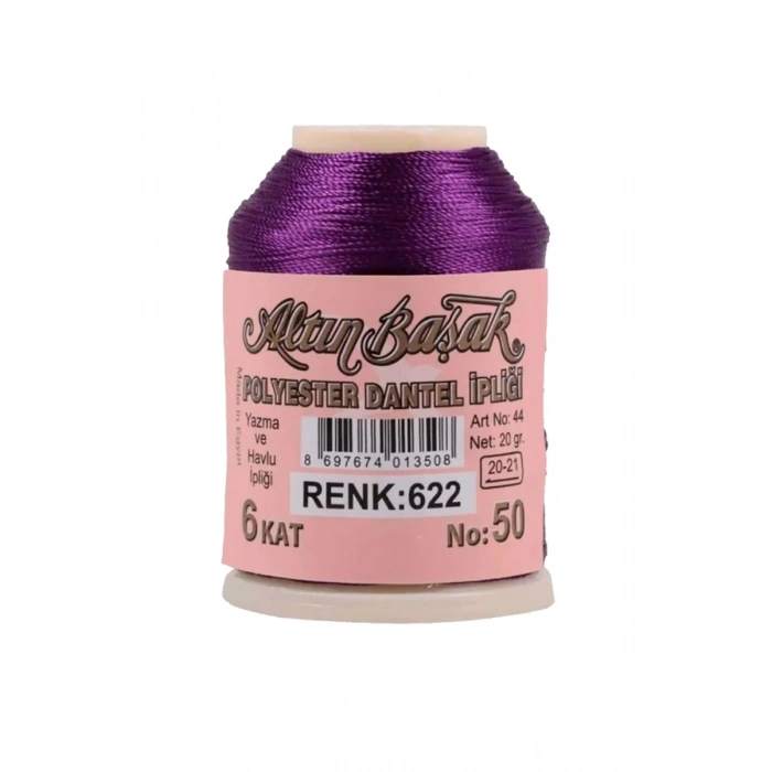 3 Adet Altınbaşak Oya ve Dantel İpi 20 gr - Biçomi - No: 622