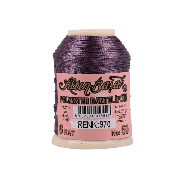 3 Adet Altınbaşak Oya ve Dantel İpi 20 gr - Biçomi - No: 970