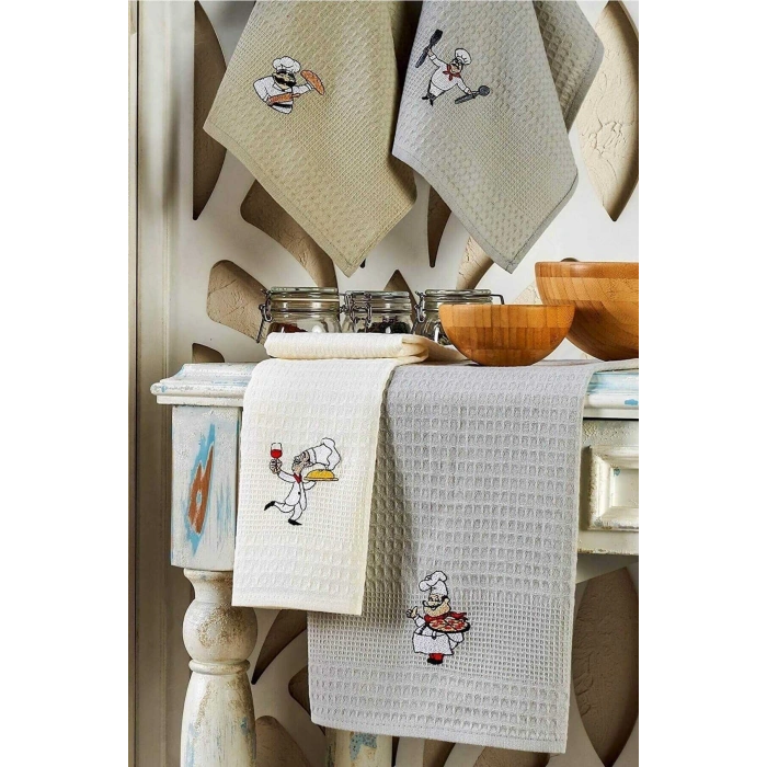 6 Parça Mutfak Kurulama Bezi 30 X 50 Cm Chef