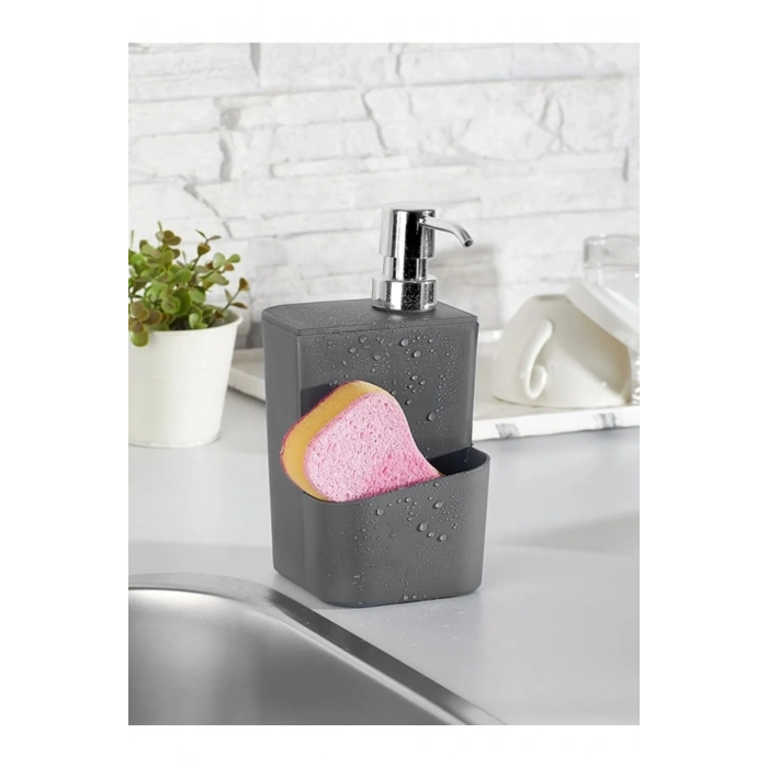 650 Ml 2'si 1 Arada Akıllı Sabunluk Ve Süngerlik