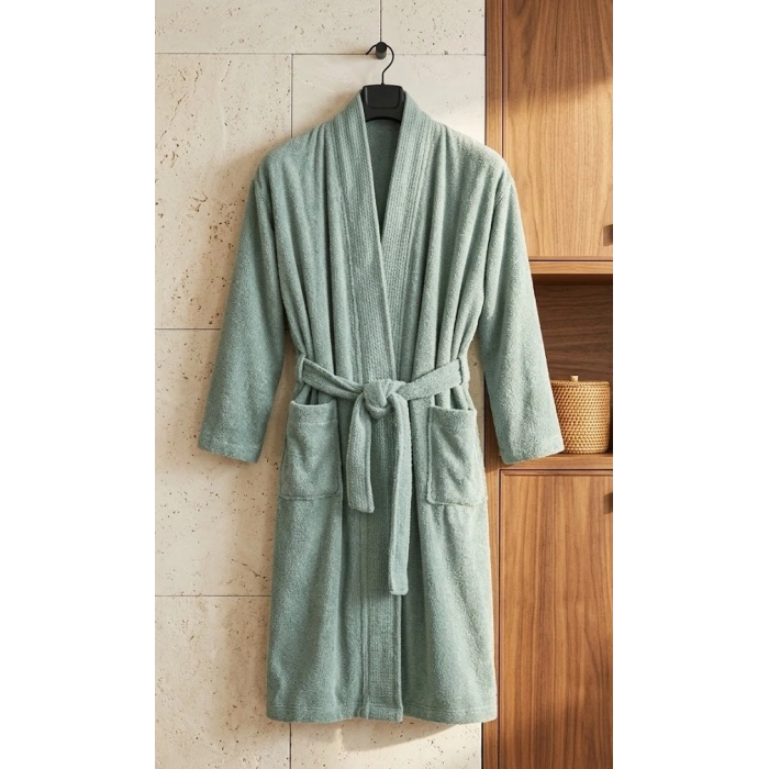 Bicomi Spa-Comfort: Islaklık Karşıtı %100 Pamuklu Unisex Bornoz