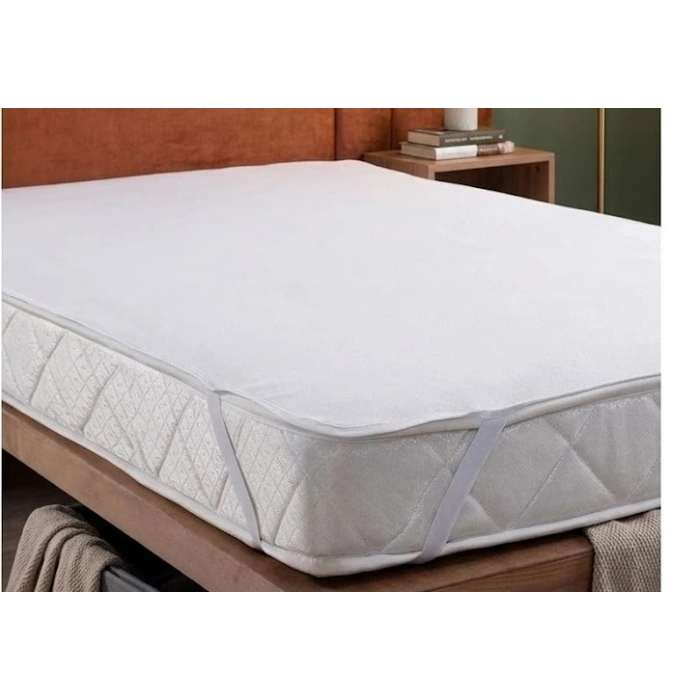Bicomi Pamuklu Sıvı Geçirmez Tek Kişilik Alez – Nefes Alan, Kaymaz Köşe Lastikli Yatak Koruyucu (100x200 cm)