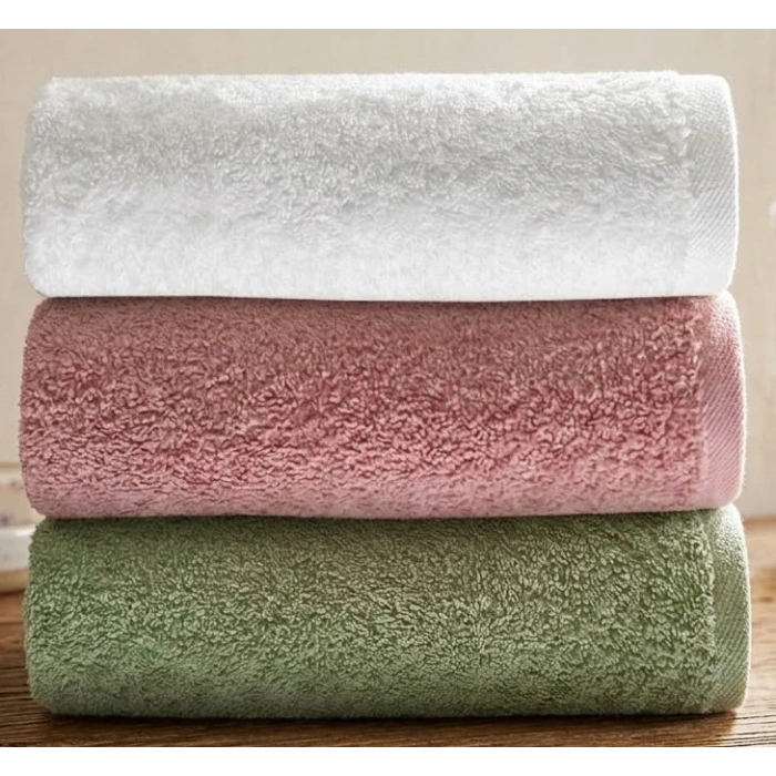 Bicomi Premium Soft: %100 Pamuklu 3’lü El ve Yüz Havlusu Seti (Hızlı Emici & Ultra Yumuşak Dokulu)