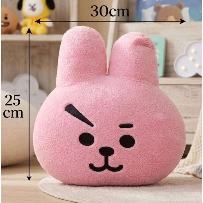 Bulut Yumuşaklığında Uyku Arkadaşı: Antialerjik Tavşan Figürlü Konfor Yastığı