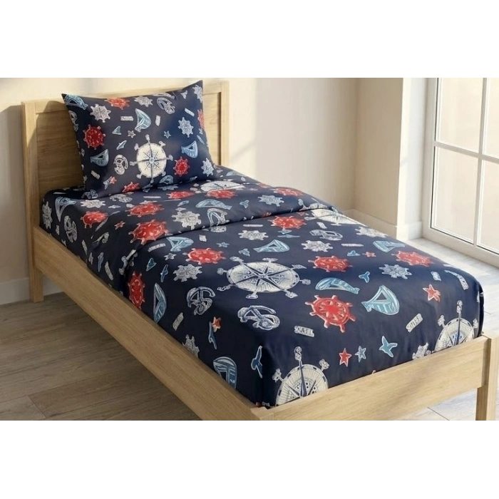 Bicomi Kaymaz Lastikli Çarşaflı Pamuklu Nevresim Takımı – Kesintisiz Uyku Çözümü