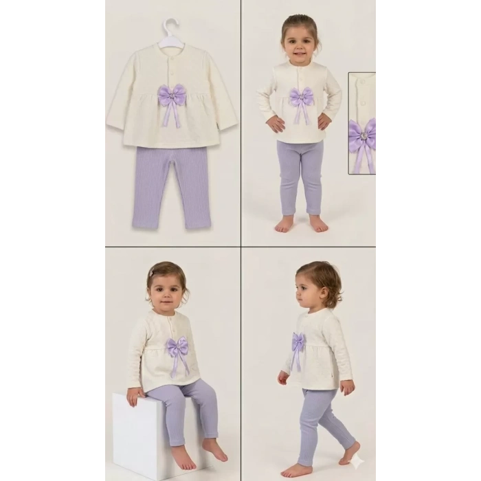 9/24 Ay Fiyonk Süslü Bebek Takımı