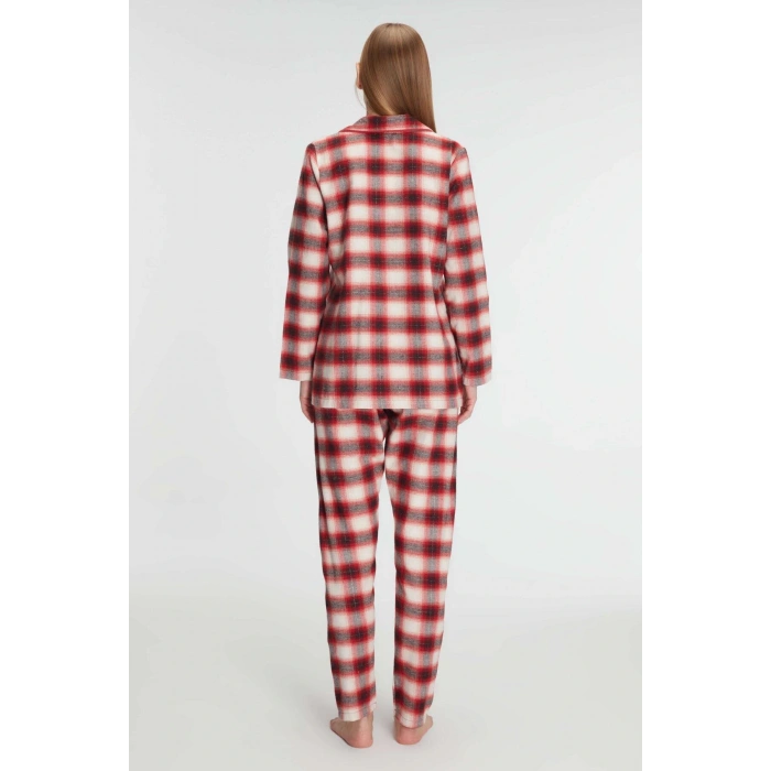 Anıl Pamuklu Uzun Kol Gömlek ve Pantolon Takım