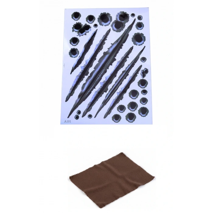 Araç Sticker Seti Yara Bere Oto Sticker Yara Şeklinde 3d