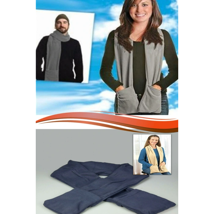 Atkı Termal Sıcak Kalmanızı Sağlayan Isıtıcılı Atkı