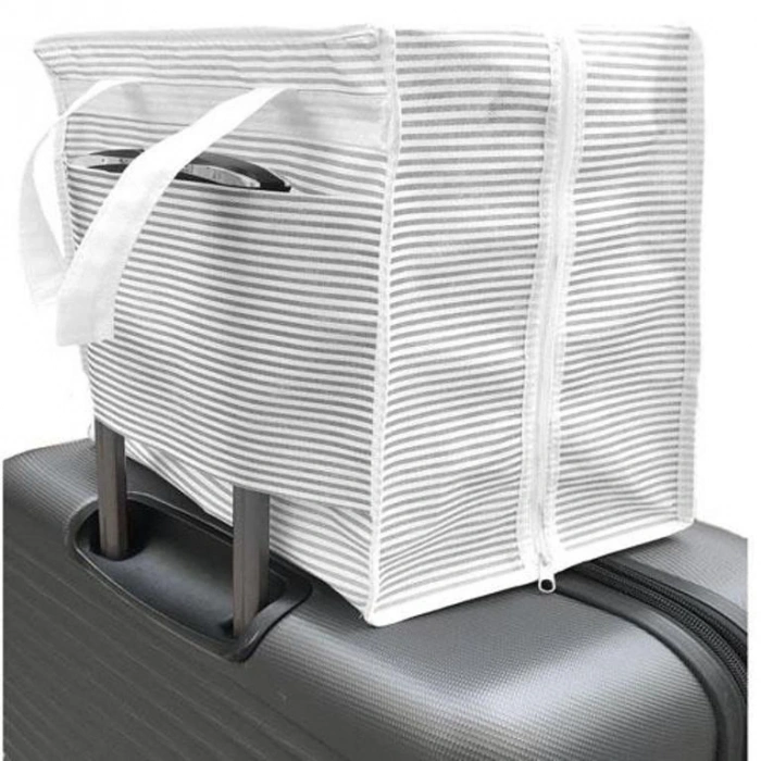 Ayakkabı Saklama Ve Taşıma Çantası (çizgili Model) Shoe Tote