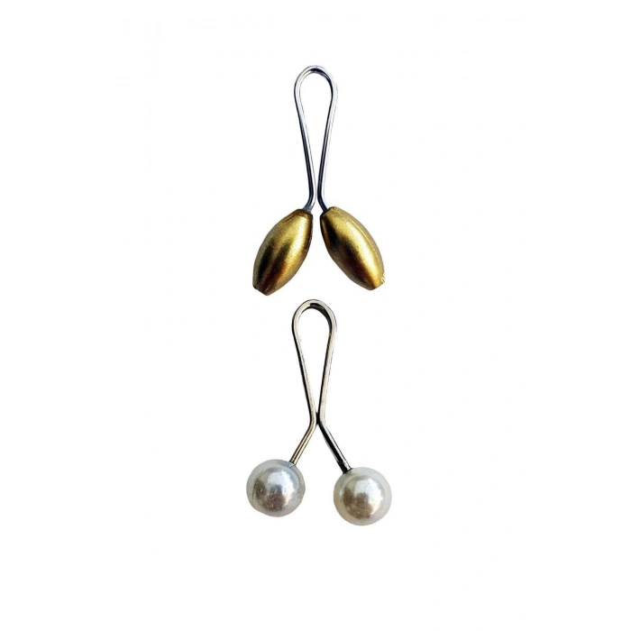 biçomi 2 Adet Tesettür Eşarp ve Şal Klipsi Set 1