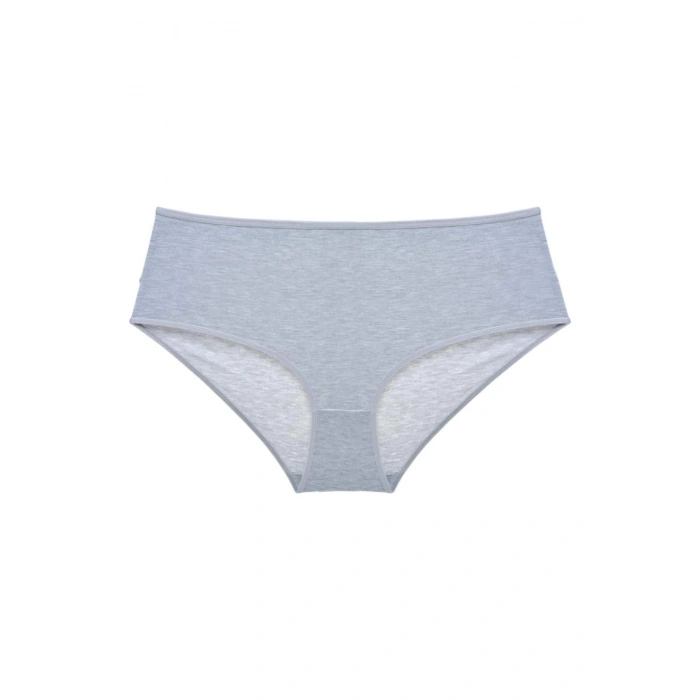 biçomi 3 Adet Kadın Yüksek Bel Bato Külot Gri