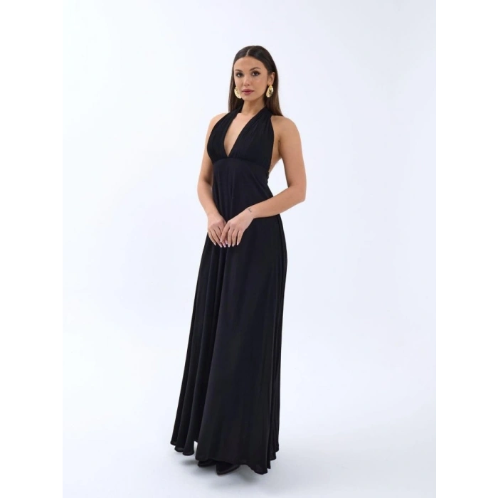 Biçomi 6996 ELBİSE-SİYAH