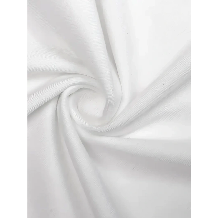 Biçomi Baskılı Oversize Bisiklet Yaka T-shirt - Beyaz