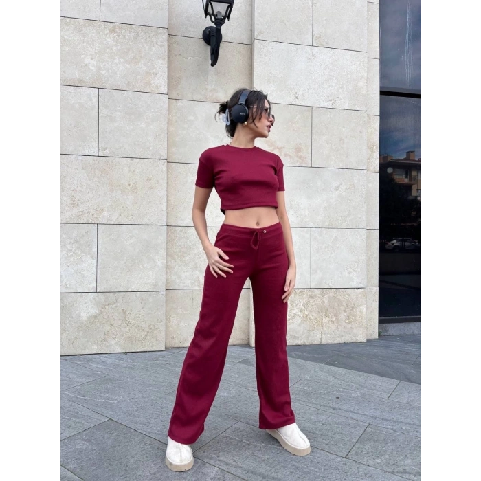 BİÇOMİ Bol paça pantolonlu alt üst takım