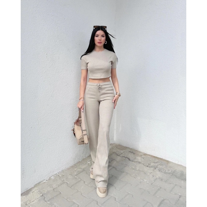 BİÇOMİ Bol paça pantolonlu alt üst takım