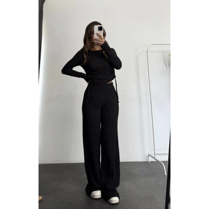 BİÇOMİ Bubble alt üst takım siyah pt510446