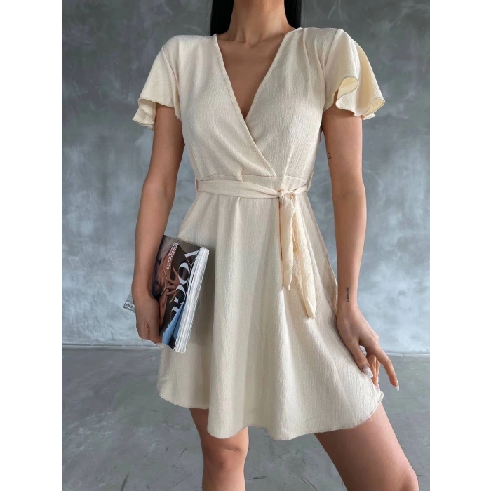 BİÇOMİ Bürümcük mini boy elbise