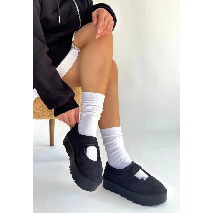 BİÇOMİ Carren Siyah Süet Bot