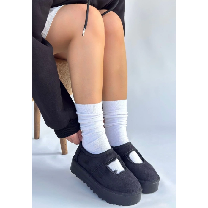 BİÇOMİ Carren Siyah Süet Bot