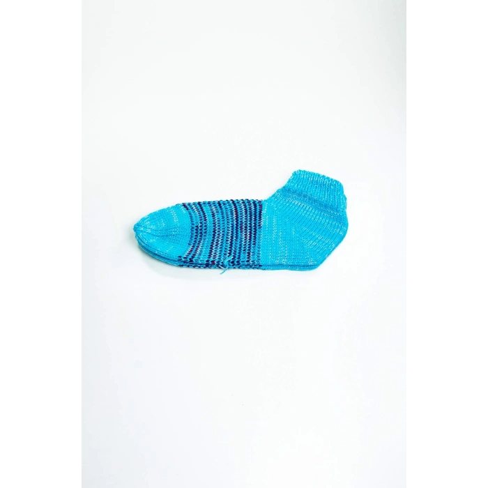 biçomi El Örgüsü Kışlık Şık Kadın Yün Patik D15