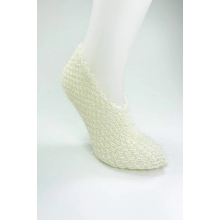 biçomi El Örgüsü Kışlık Şık Kadın Yün Patik D5