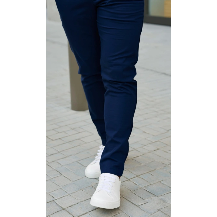 Biçomi Erkek Cepli Slimfit Atlas Pantolon