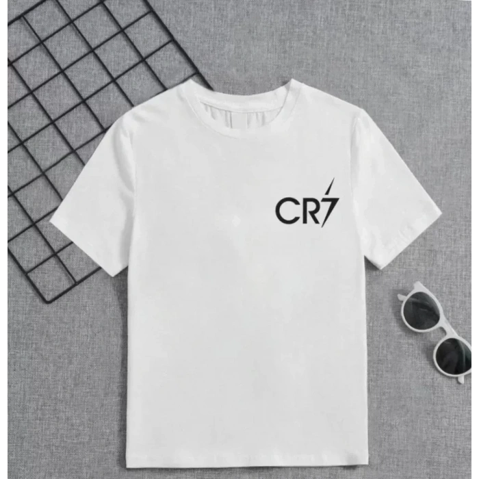Biçomi Erkek Çocuk Baskılı T-Shirt - Beyaz