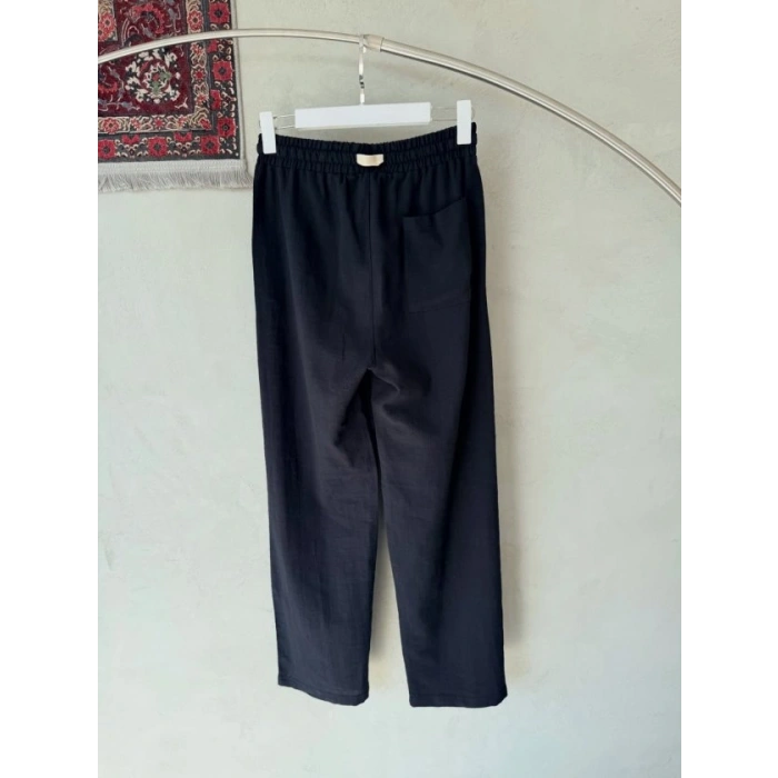 Biçomi Erkek İthal Yıkamalı Keten Pantolon