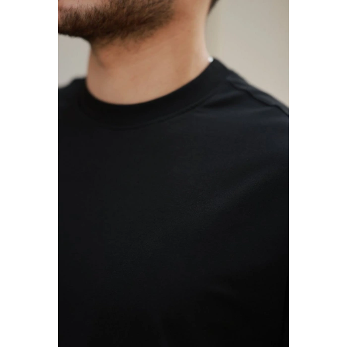 Biçomi Erkek Kısa Kollu Basic Oversize Tshirt
