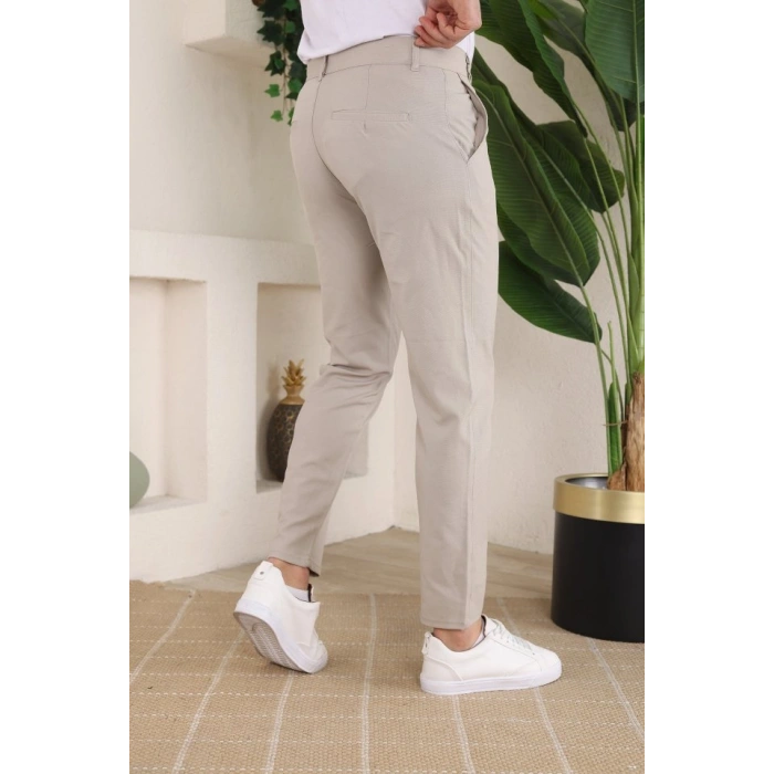 Biçomi Erkek Slim Fit Dilli Kumaş Pantolon