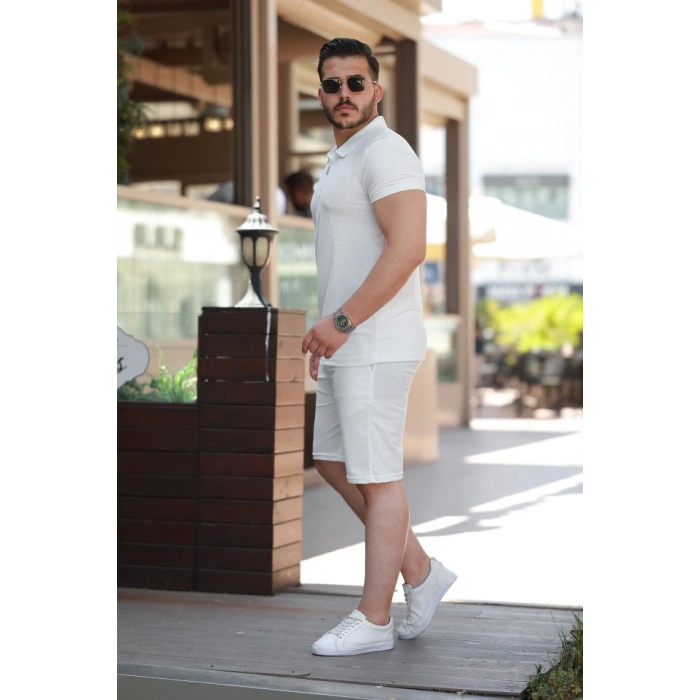 Biçomi Erkek şort Tişört Alt üst Takım