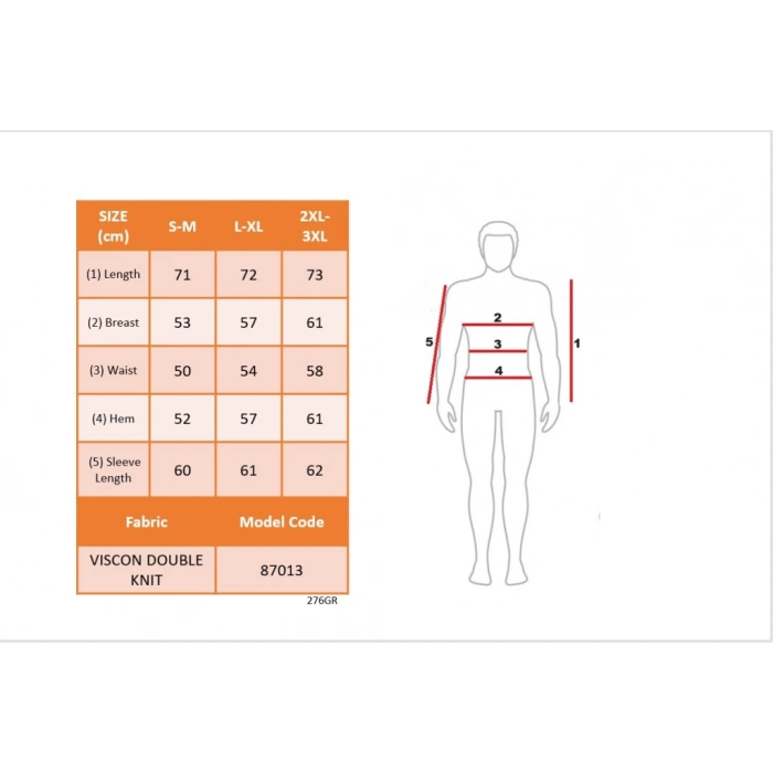 Biçomi Erkek Uzun Kollu Bisiklet Yaka Viskon Sweat