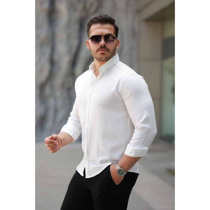 Biçomi Erkek Uzun Kollu Gömlek
